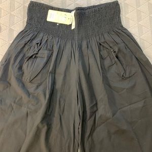 Gaucho Capris with ruffles at the bottom